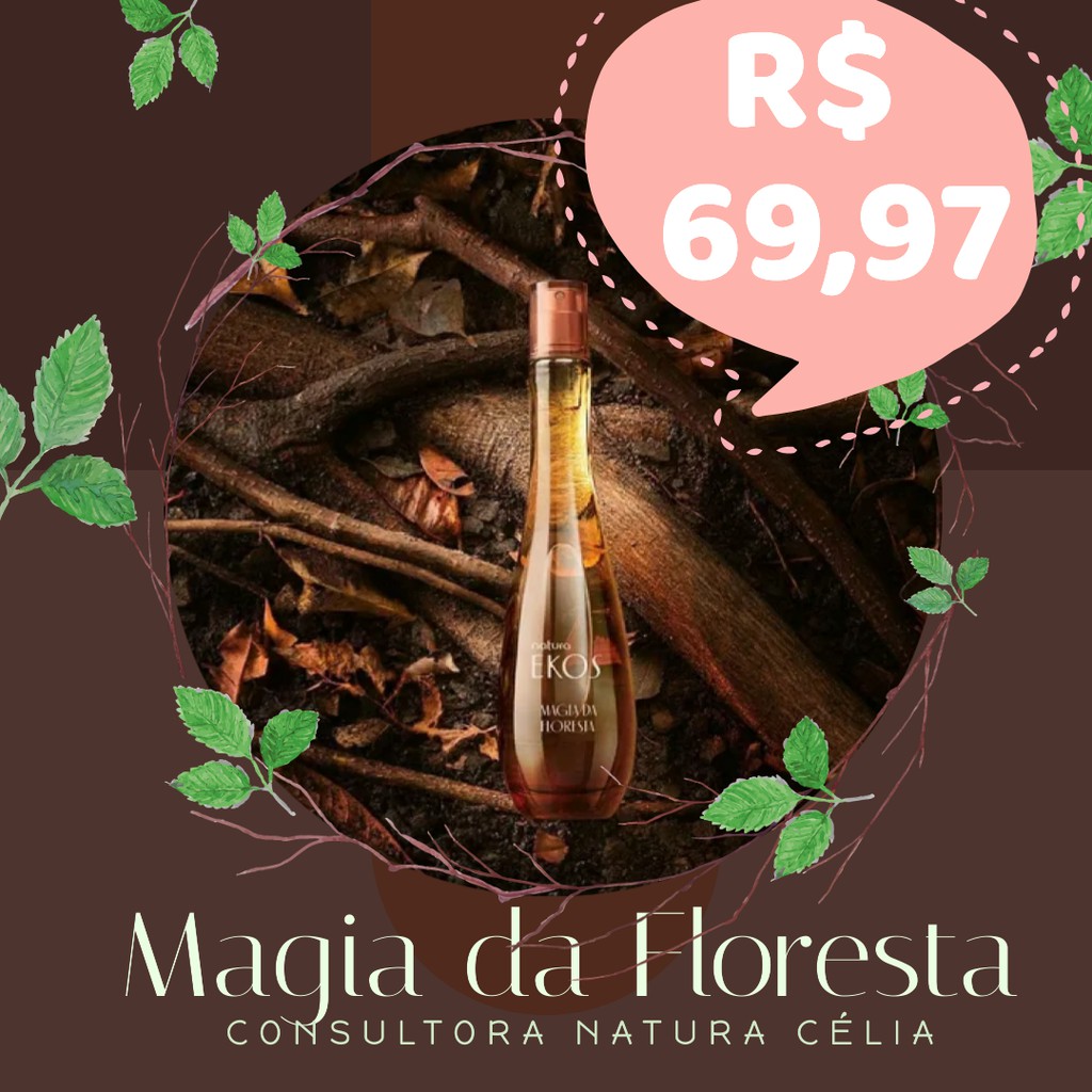 Colônia Natura Ekos Magia Da Floresta 100ml Original Lacrado | Shopee Brasil