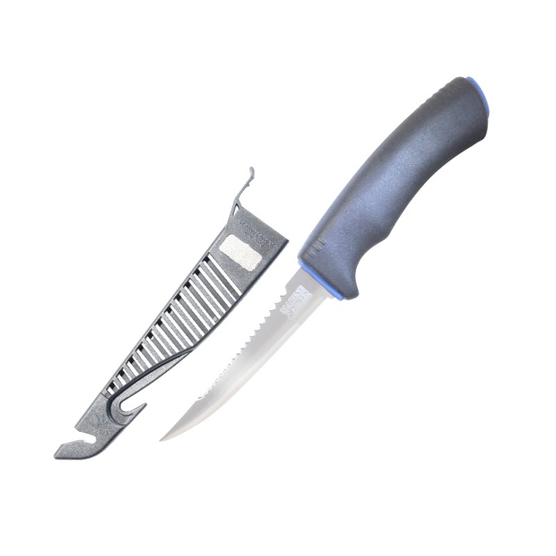 Faca Especial Para Filetar e Fazer Filé de Peixe Com Amolador Embutido 4' Marine Sports