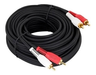 Cabo Rca X Rca 10m 10 Metros Av 2+2 Áudio
