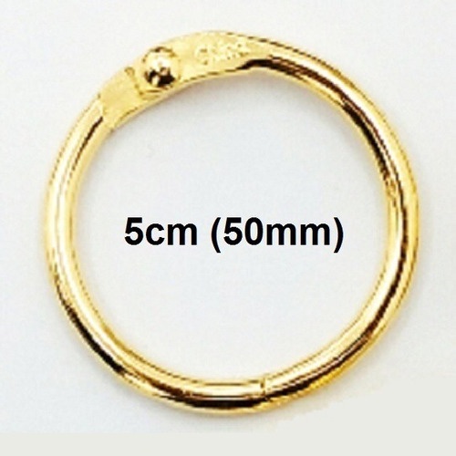 Pacote Com 60 Argolas Articulada 5cm (50mm) Dourada em Oferta na Shopee