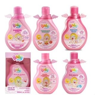 Muriel Baby Menina Hora Do Banho Kit 6 Produtos em Oferta na Shopee