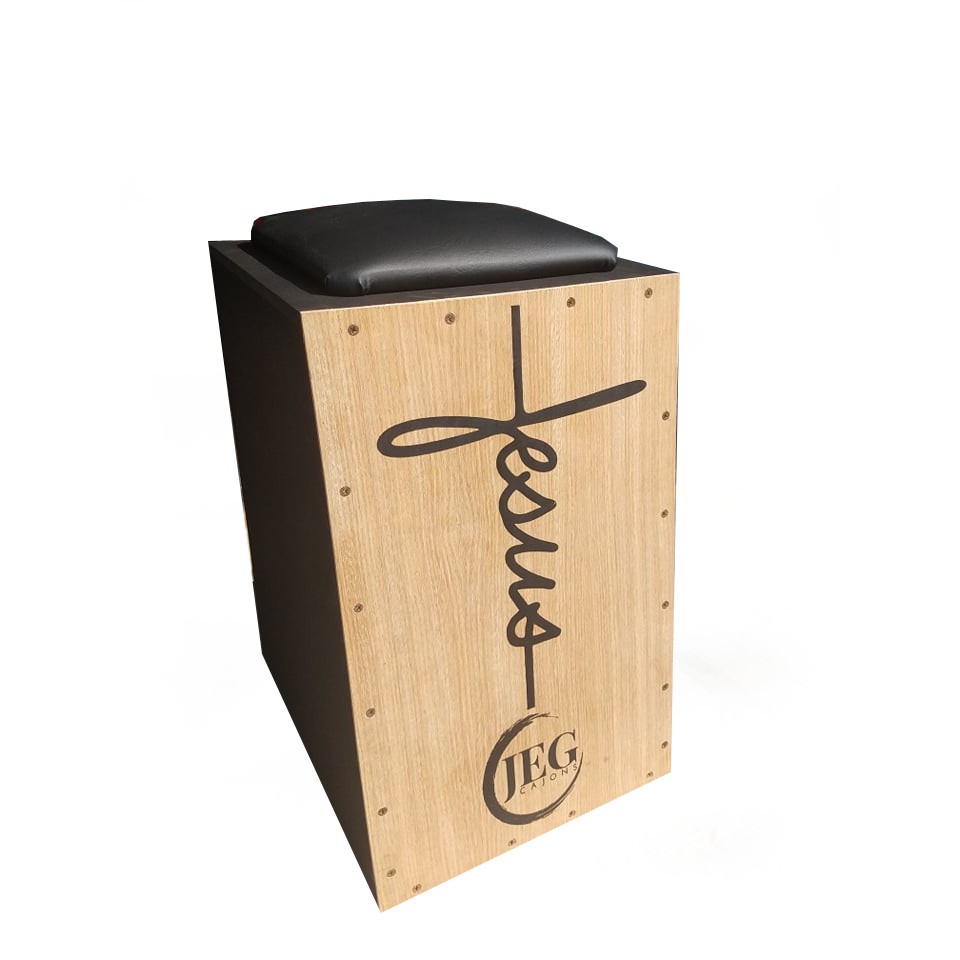 Cajon Carron JEG Acústico Inclinado Feito Por Luthier