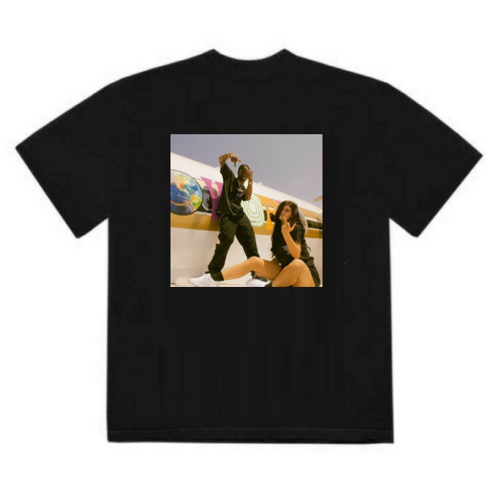 Camiseta Travis Scott & Kylie Jenner AstroWorld