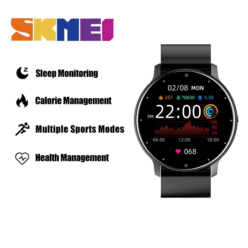 SKMEI Smartwatch À Prova D 'Água Com Frequência Cardíaca Para Android / Ios