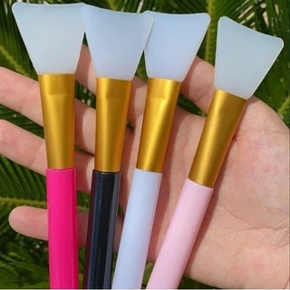 Espátula de Silicone - Pincel para aplicar Creme, Serum, Base e mascara facial Skin Care