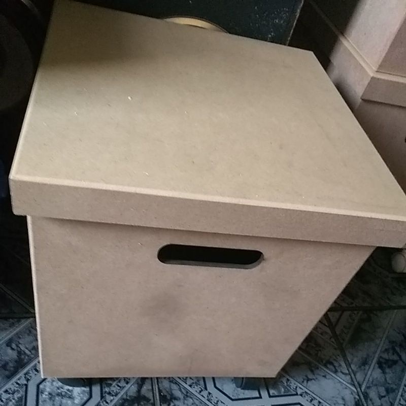 caixa de MDF para guardar discos de vinil | Shopee Brasil
