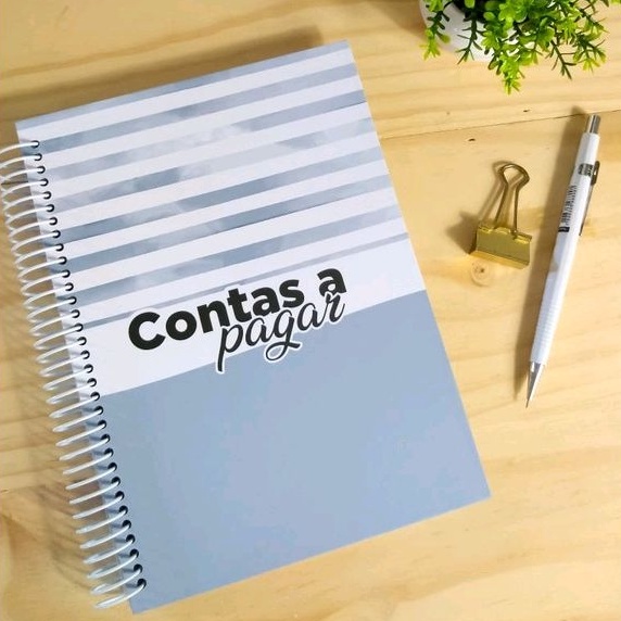 Caderno De Contas A Pagar Shopee Brasil 9044