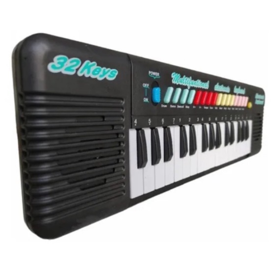 Teclado Infantil Musical 32 Teclas Keys Com Microfone Piano - eletronic -  Piano / Teclado de Brinquedo - Magazine Luiza