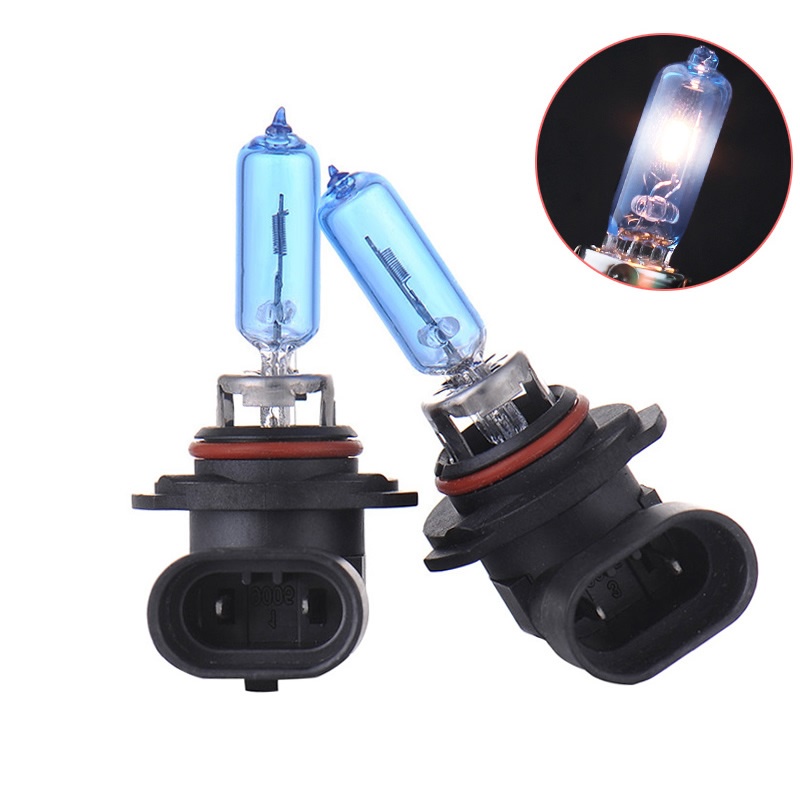 Par Lâmpada Super Branca Hb3 12v Farol 5000k 100w