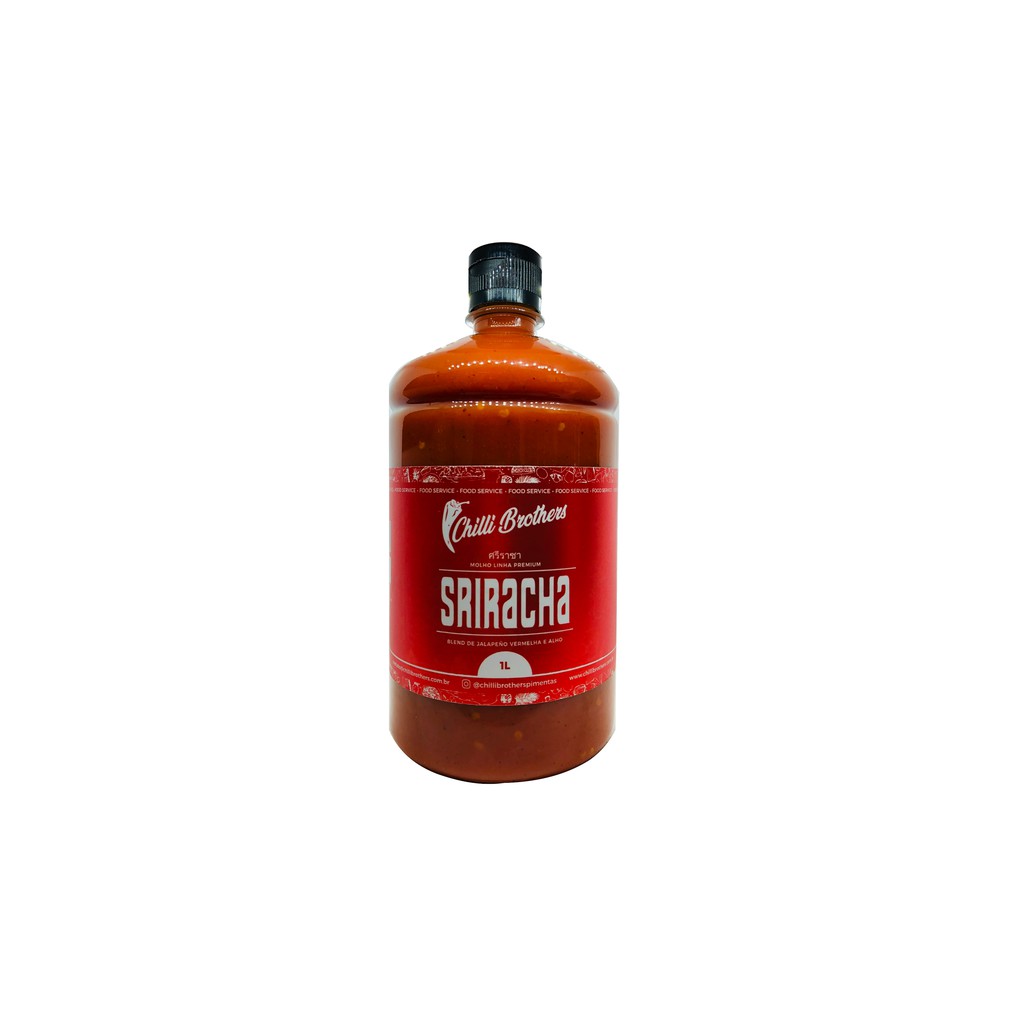 Molhos Sriracha Food Service 1 Litro Chilli Brothers Molho de Pimenta