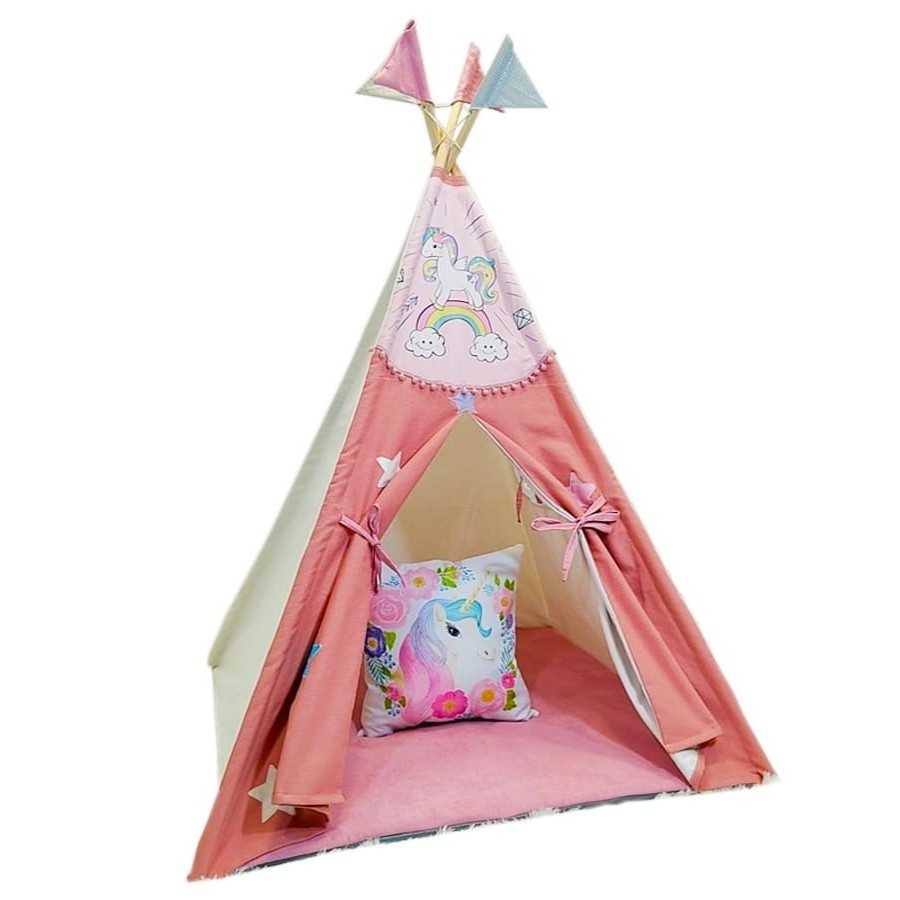 Cabana Infantil Barraca Tenda Com Colchonete Artesanal