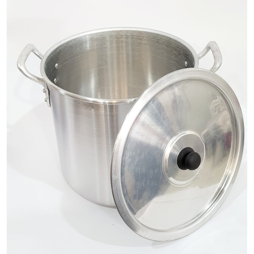 Caldeirão De Alumínio N°24 - Com Tampa 10 Litros espessura 1,3 em Oferta na Shopee