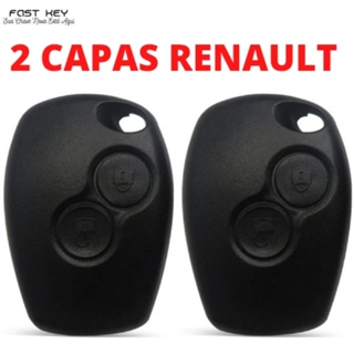 2 Capas Chave Renault Telecomando Alarme Renault Logan Sandero Duster em Oferta na Shopee