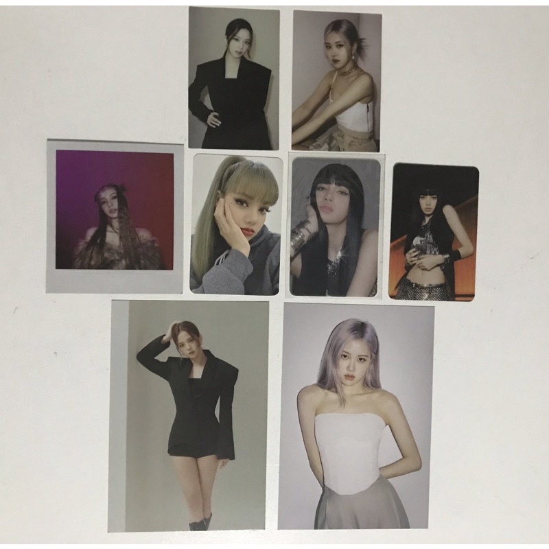 Blackpink Lisa Lalisa Rosé Jisoo Photocards Polaroid Postcard | Shopee ...