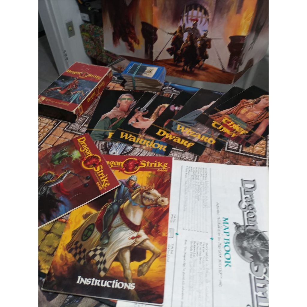 D&D Dragon Strike board game rpg | Shopee Brasil