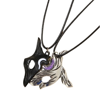 Colar League of Legends - Kindred Tresh Xayah e Rakan Casal Amizade