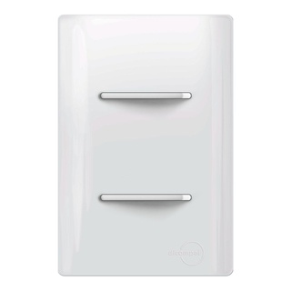 Interruptor Duplo 1 Simples + 1 Paralelo Dicompel Novara Toda Branca TW em Oferta na Shopee