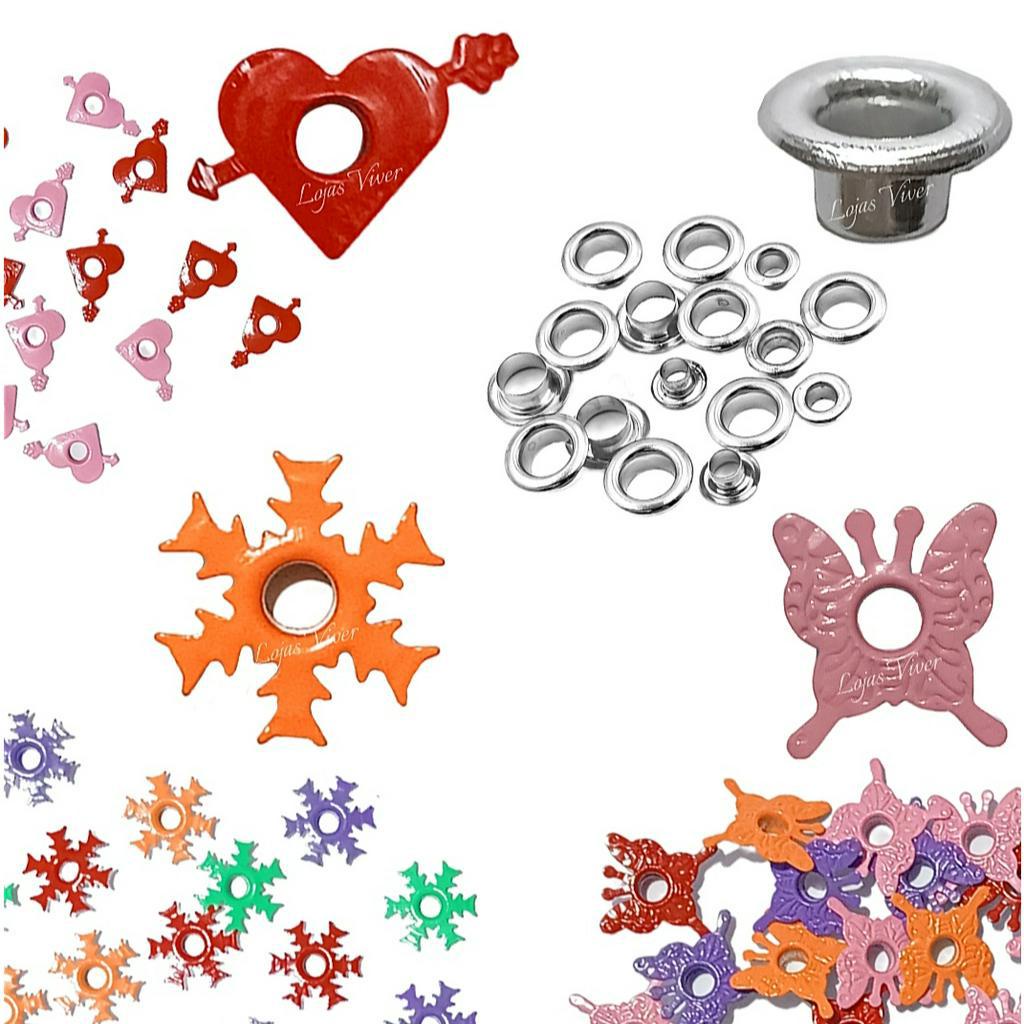 Ilhós Alumínio Vários Modelos em Oferta na Shopee