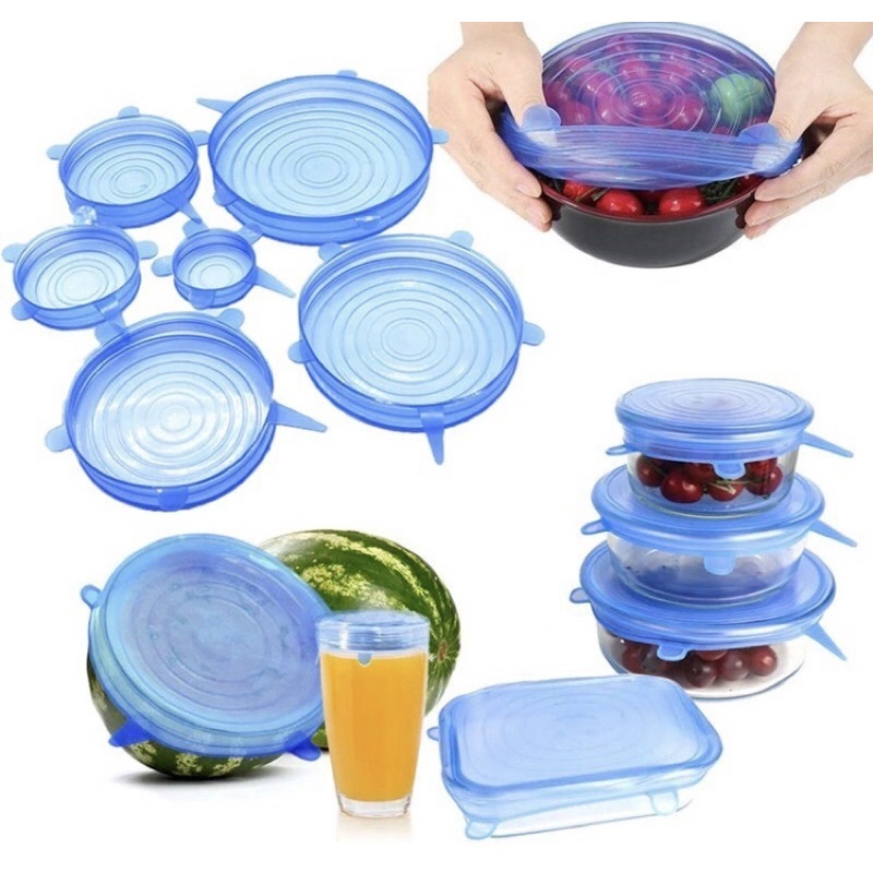 Tampa de silicone para potes