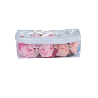 Estojo Necessarie Organizadora de Plastico com Zipper em Pvc para viagens Portatil Carregar