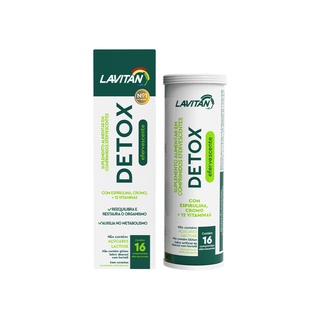 Multivitamínico Lavitan Detox Efervescente 16 Comprimidos