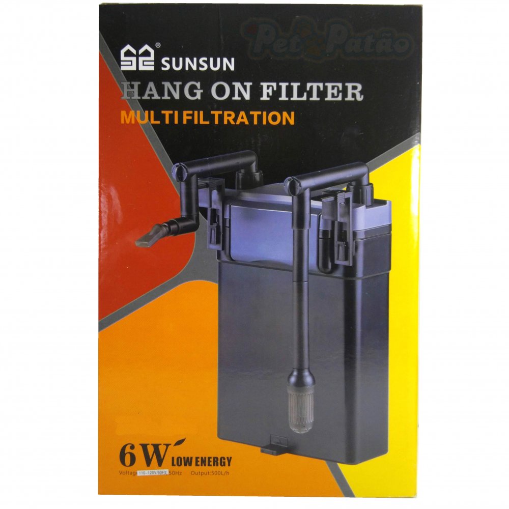 Filtro Externo Para Aquário Hang On Sunsun Hbl-803 500l/h Aquários - Mini Canister