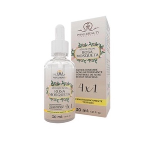 Sérum Facial 4 em 1 Rosa Mosqueta 30ml PhálleBeauty