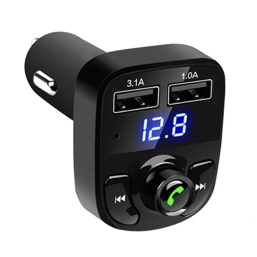 X8 Kit Mãos Livres Bluetooth Carro Sem Fio Transmissor Fm Mp3 Player
