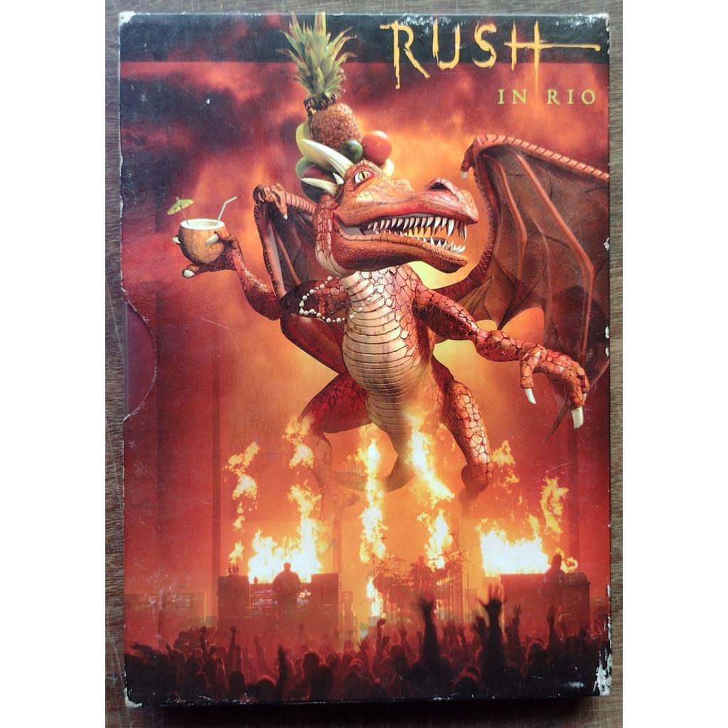 Dvd Rush 2003 Rush In Rio (impecável) Duplo Nacional