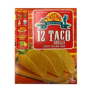 kit 12 Unidades De De Taco Shells 150g - Cantina Mexicana