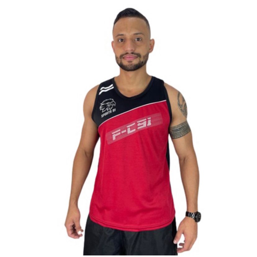 Camiseta Regata Masculina 2 Cores Esportiva Fitness Academia Caminahda Corridas 100% Poliester Atacado Revenda