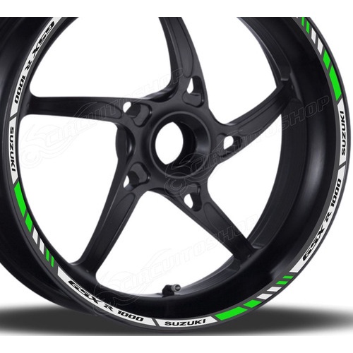 Friso Adesivo Refletivo Roda M6 Moto Suzuki Gsx R 1000 Srad