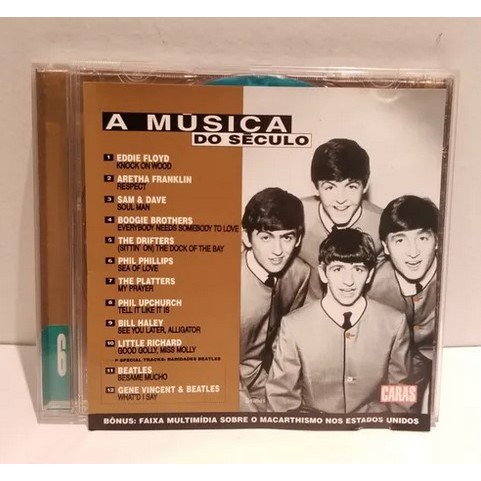 Cd Coletânea Caras A Música Do Séculos (Beatles) - Original - The Beatles Capa