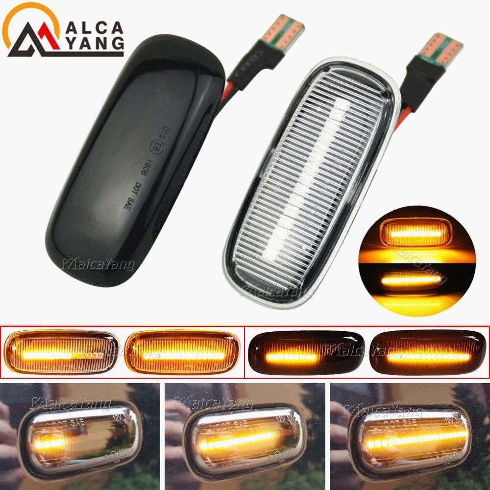 Adequado para Audi A3 S3 8L A8 D2 TT 8N 2000-2006 pedido piscando LED sinal de volta luz sinal lateral piscando luz