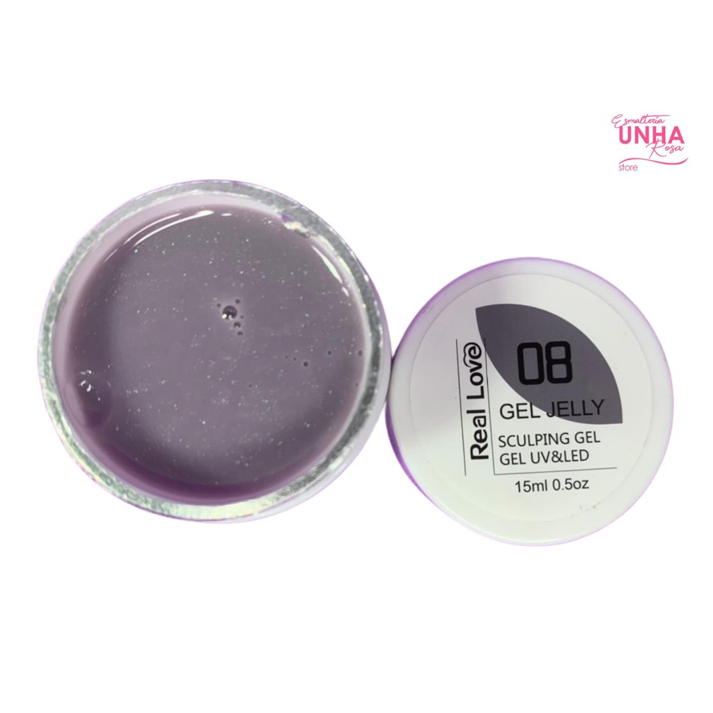 Gel Para Unha Real Love Sculping Uv Led Ml Base Jelly Shopee