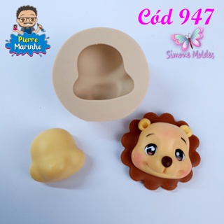 Molde de silicone - cabeça de Bichinhos com Fuça PP cód 947 em Oferta na Shopee