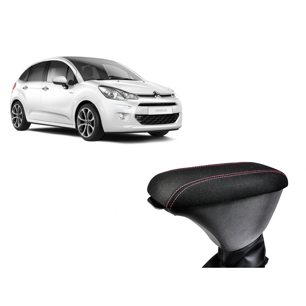 Apoio de braço citroen c3 2012/2020 descanço de braço