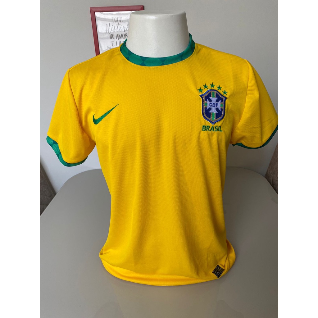 Camisa Brasil -Torcedor Primeira Linha Premium- Masculina | Shopee Brasil