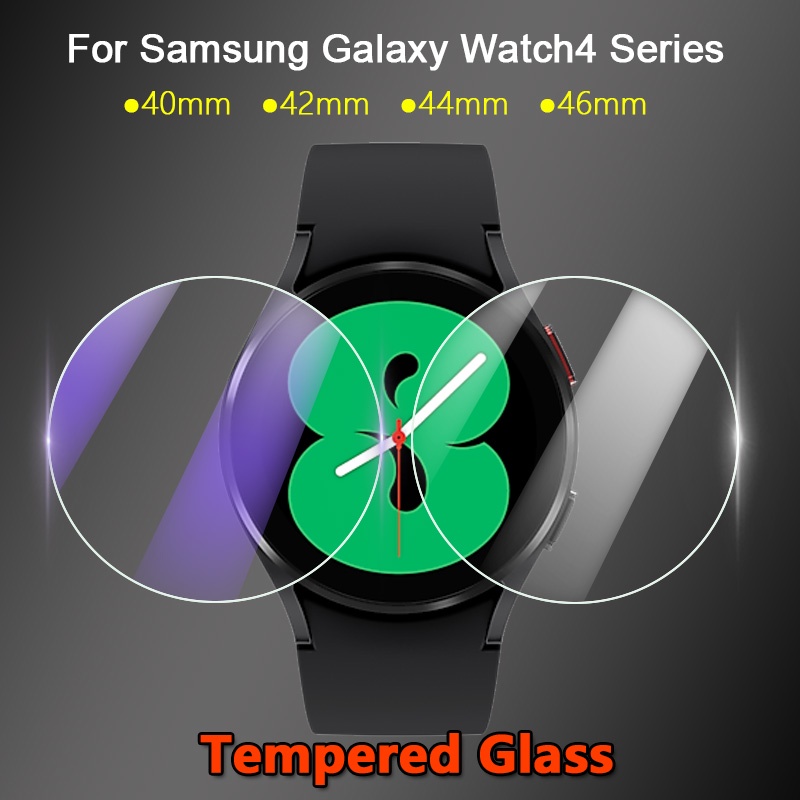 5Pcs 9H Vidro Temperado Para Relógio Samsung Galaxy Watch4 Clássico3 40mm 41mm 42mm 44mm 45mm 46mm 40 44 42 mm Película Protetora De Tela