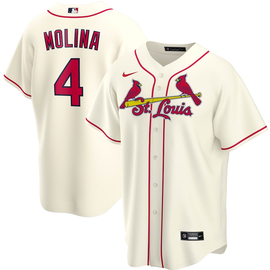MLB Cardinals Fãs De Beisebol Camisa casual Confortável Esportes Ao Ar Livre Masculino Leite Branco