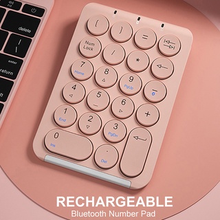 Jomaa Portable Number Pad 22 Teclas Teclado Numérico Bluetooth Sem Fio Recarregável Para i0s Windows M.c em Oferta na Shopee