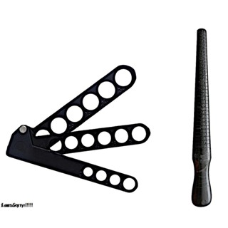 Aneleira Dedos Régua + Pau De Medir Anéis - Plásticos em Oferta na Shopee