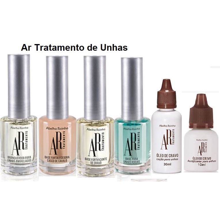 Esmalte Base AR Tratamento para Unhas Roídas, Fracas, Amareladas, Crescimento, Fluido Anti Micose