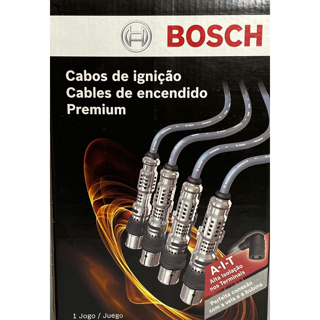 Jogo Cabo De Vela Original Bosch Vw Gol Parati G3 1.0 16v At Turbo 2001 2002 2003