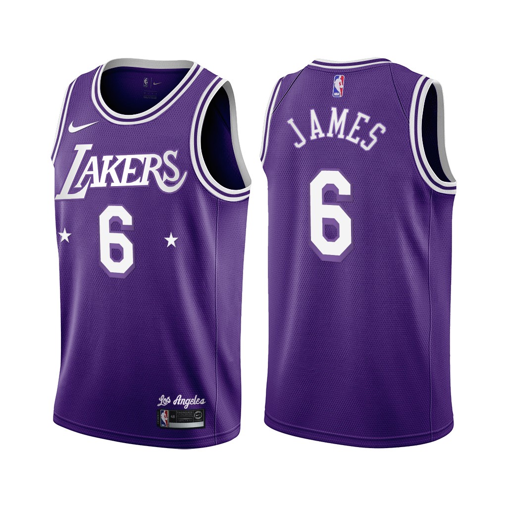 Los Angeles Lakers Jordan Statement Edition Swingman Jersey 22 - Purple -  Lebron James - Youth