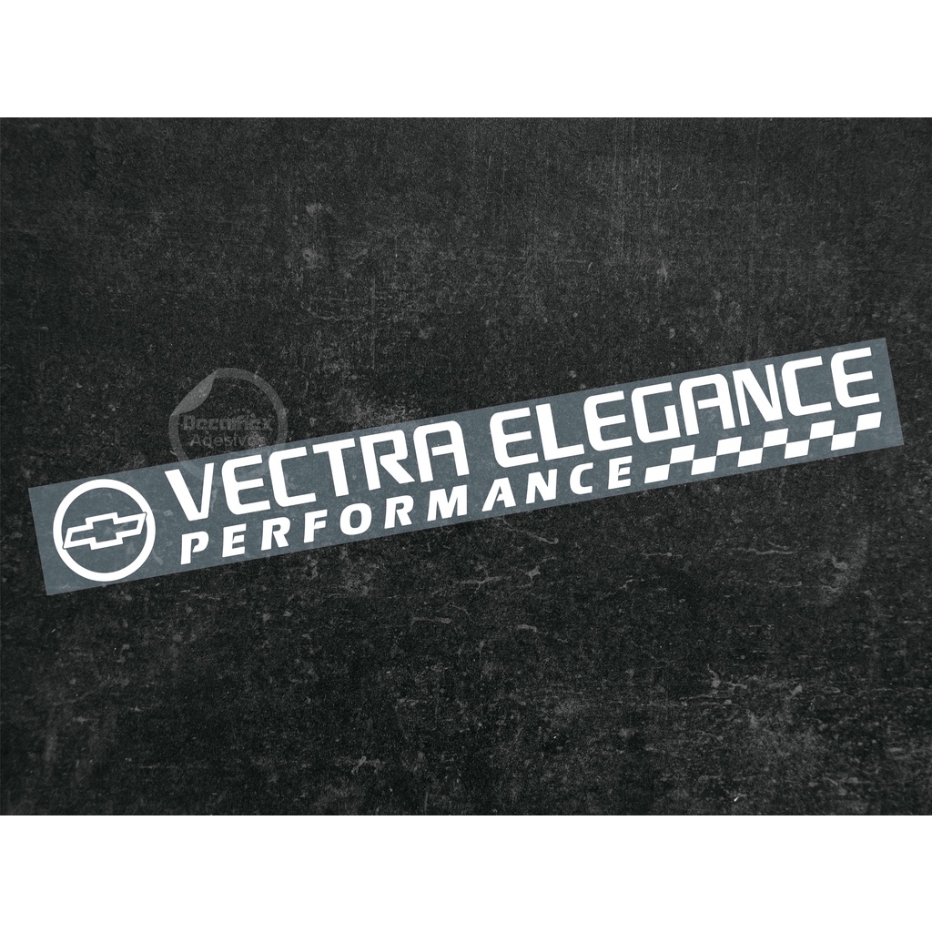 Adesivo Chevrolet Vectra Elegance Performance Para-brisas Carro Tunado