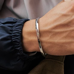 Pulseira Vintage De Aço Inoxidável Vnox Para Homens E Mulheres Mobius De Punho Torcido