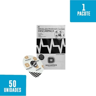 Eletrodo Para Ecg Monitoração Cardíaca Adl C/50un Descarpack