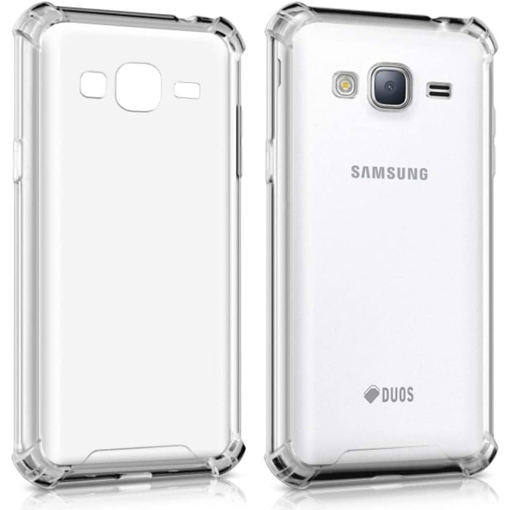 Capinha Silicone Transparente Antichoque Samsung J7 Metal J710