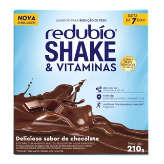 Redubío shake e vitaminas delicioso sabor de chocolate Cimed 210g Legítimo